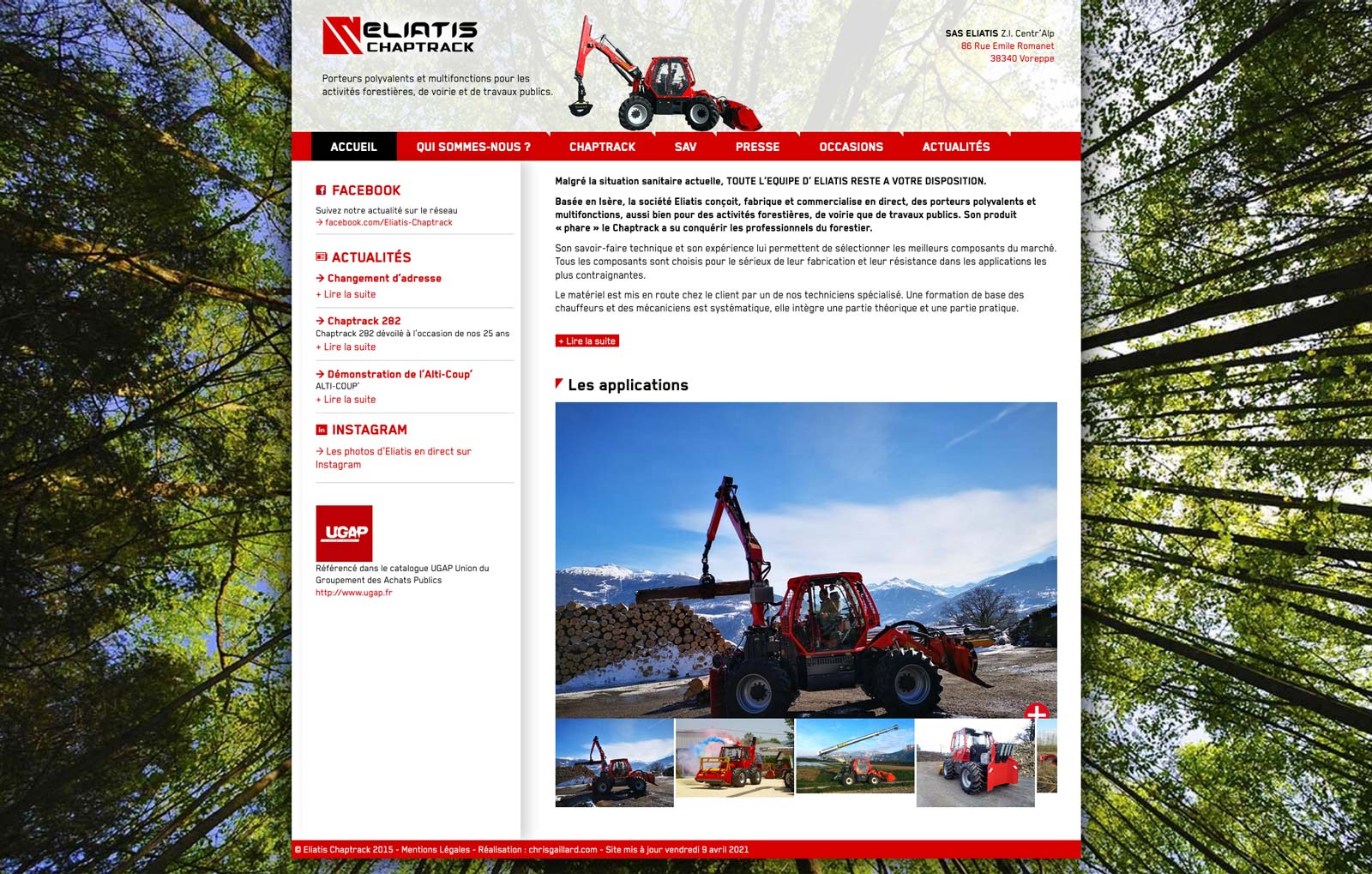 Création du site Internet Eliatis à Moirans