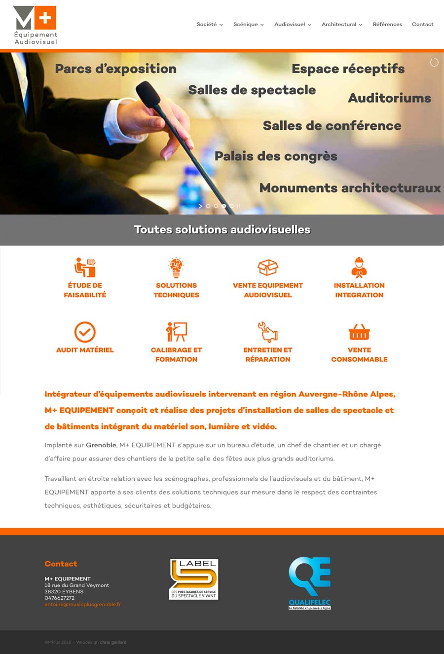 Charte web pour MPLus Grenoble