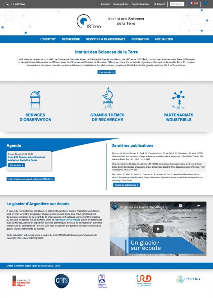 Isterre Grenoble Créateur site Internet