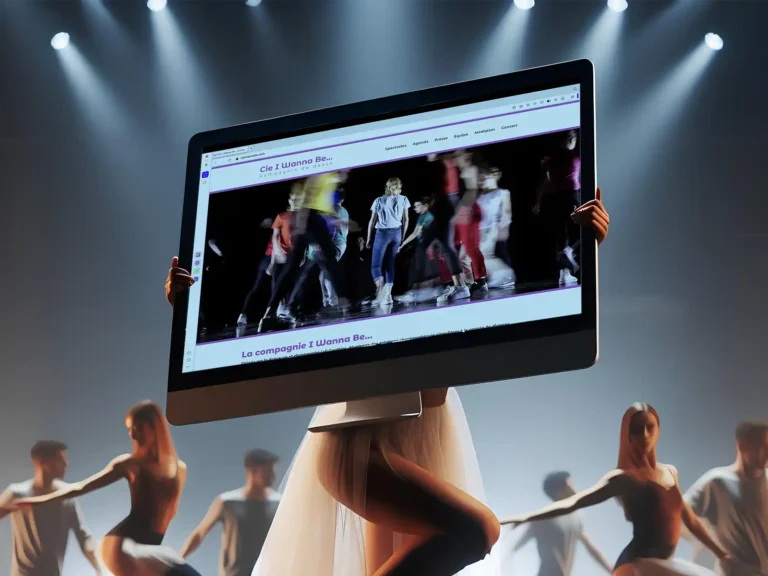 Création d'un site Internet pour une compagnie de danse