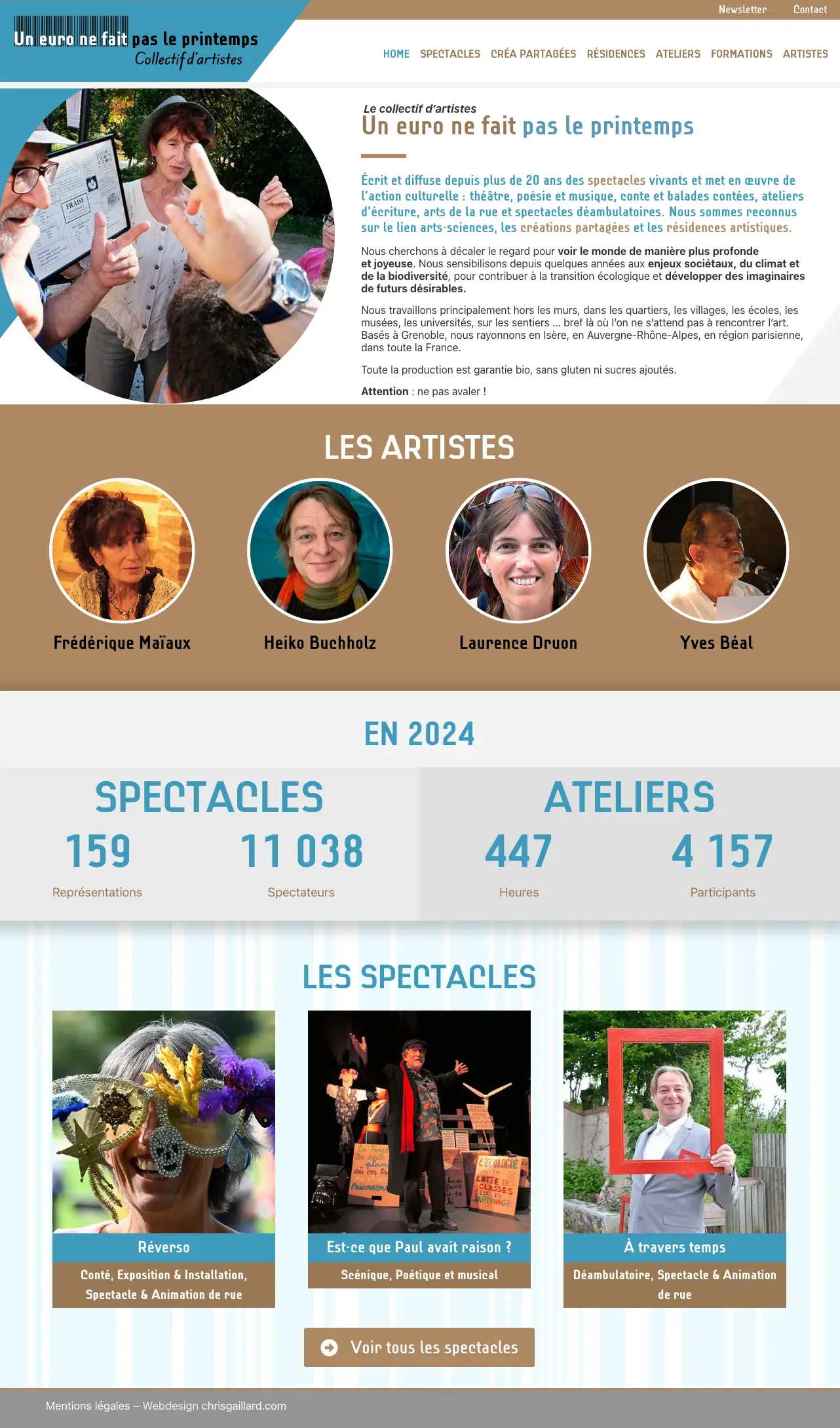 Sites Internet collectif d'Artistes