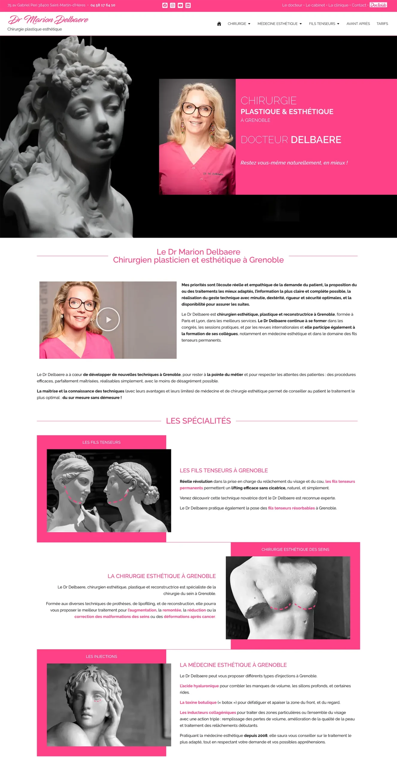 Site Internet Marion Delbaere