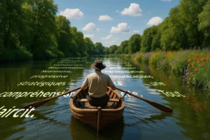 Rivière de mots justification texte internet