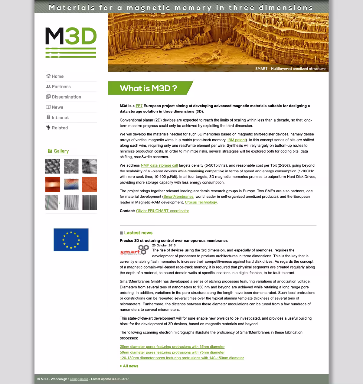 Création du site mem3D