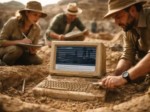 Capture d'écran du site ChronoCarto.eu — création de site Internet scientifique WordPress pour le laboratoire AOROC, archéologie et cartographie