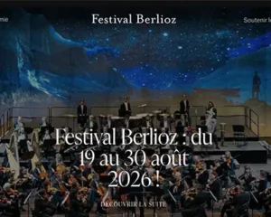 Création du site Internet du Festival Berlioz